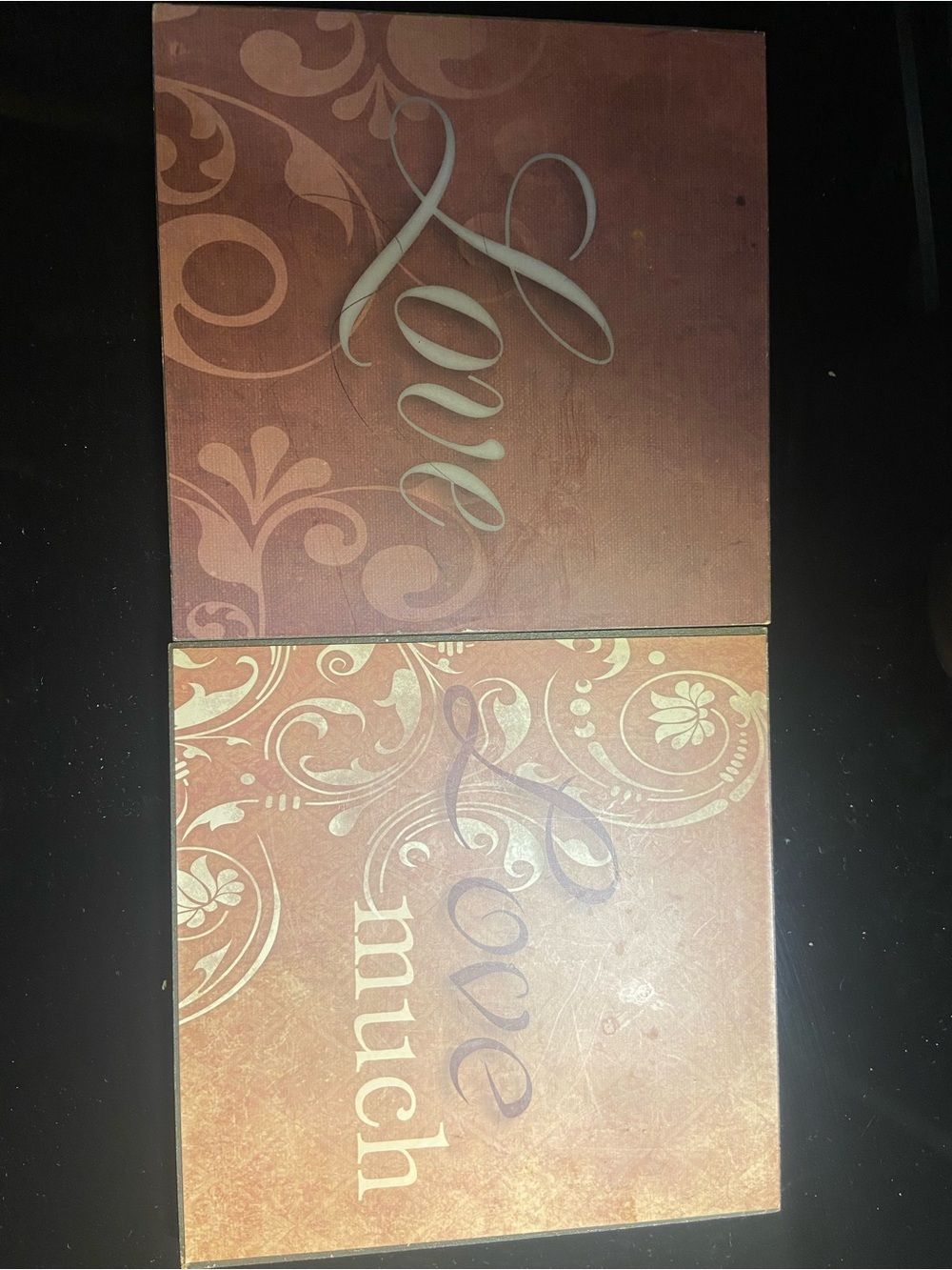 Wall decor panels Love Duo